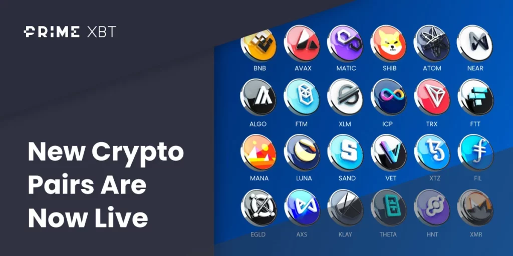 Prime XBT Announces 24 New Crypto Trading Instruments: MANA, LUNA, ALGO and More Prime XBT Announces 24 New Crypto Trading Instruments: MANA, LUNA, ALGO and More