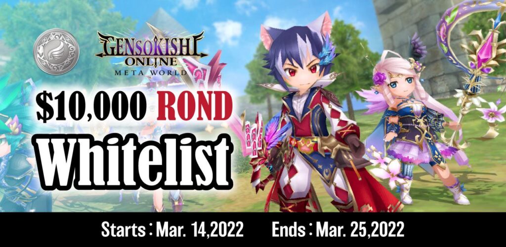 Gensokishi Online Hosts Campaign to Win in-Game Token ROND Whitelist for a Total of $10,000 Gensokishi Online Hosts Campaign to Win in-Game Token ROND Whitelist for a Total of $10,000