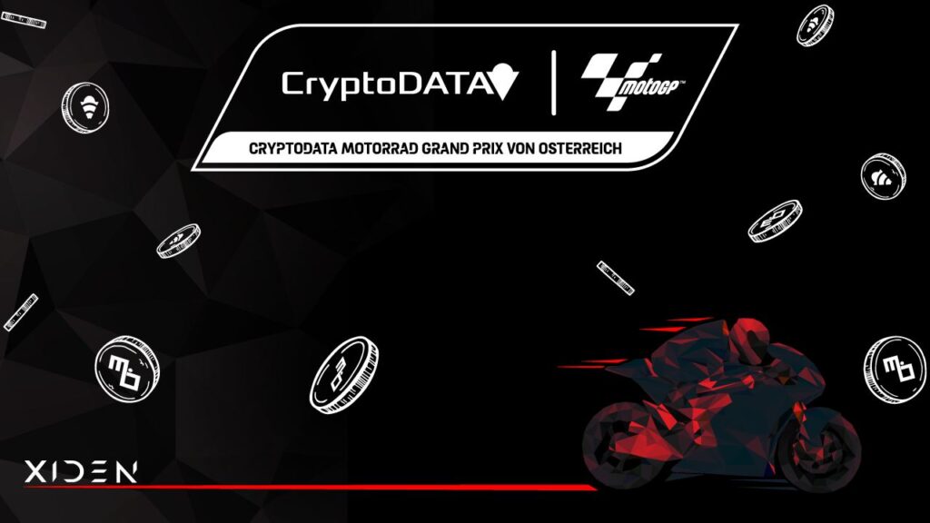 XIDEN Blockchain Developer CryptoDATA Tech Announced as Official Title Sponsor of the MotoGP™ Austrian GP XIDEN Blockchain Developer CryptoDATA Tech Announced as Official Title Sponsor of the MotoGP™ Austrian GP