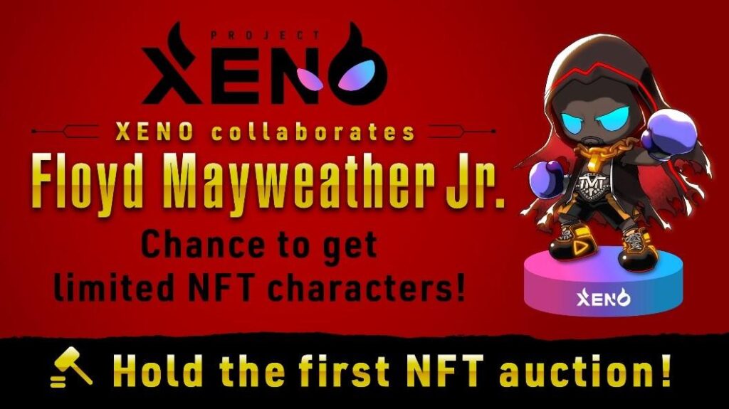 Blockchain game “PROJECT XENO” collaborates with Floyd Mayweather Jr. Blockchain game “PROJECT XENO” collaborates with Floyd Mayweather Jr.