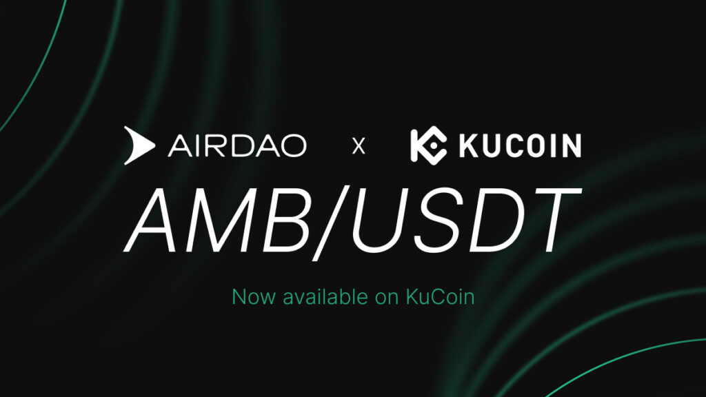 KuCoin lists AirDAO’s $AMB token with a $USDT pair KuCoin lists AirDAO’s $AMB token with a $USDT pair