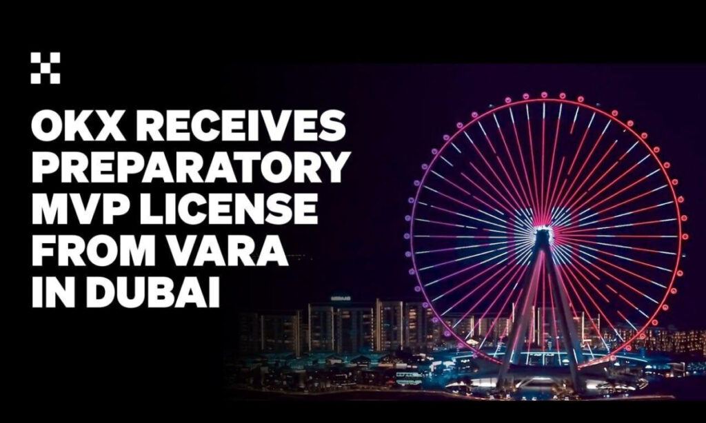 OKX Middle East Receives MVP Preparatory License From VARA in Dubai OKX Middle East Receives MVP Preparatory License From VARA in Dubai