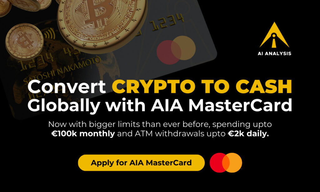 AI Analysis Launches The AIA Mastercard – The Future of Crypto-Fiat Transactions AI Analysis Launches The AIA Mastercard – The Future of Crypto-Fiat Transactions