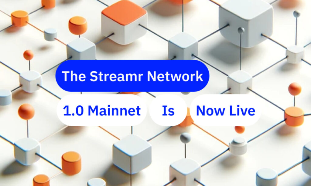 Streamr Network 1.0 Mainnet Launches, Fulfilling the 2017 Roadmap’s Vision of Decentralized Data Broadcasting Streamr Network 1.0 Mainnet Launches, Fulfilling the 2017 Roadmap’s Vision of Decentralized Data Broadcasting