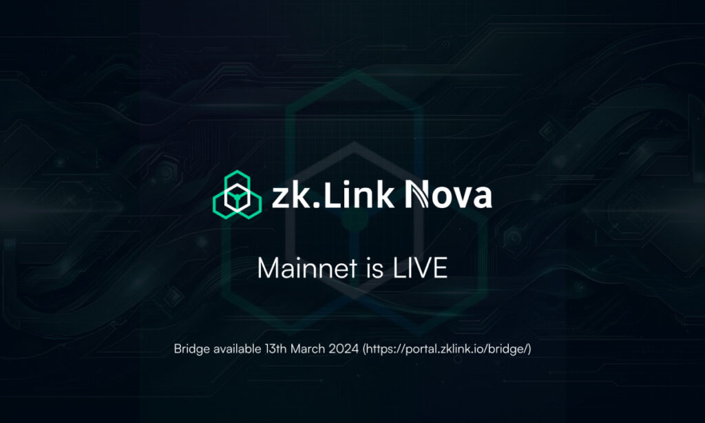 zkLink Nova Launches Mainnet, The First ZK Stack-based Aggregated Layer 3 Rollup Built on zkSync