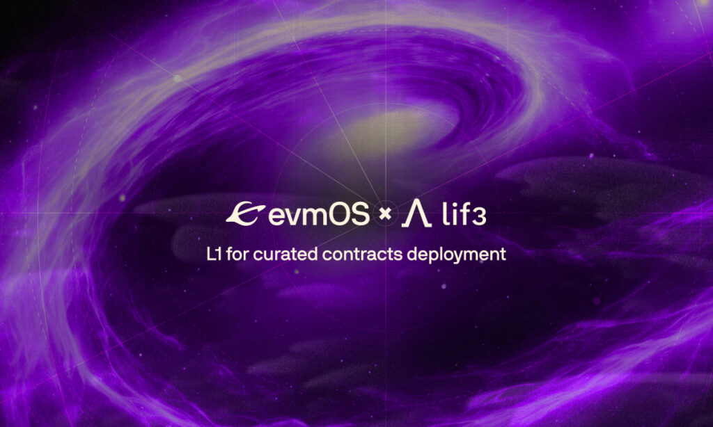 Lif3.com partners with evmOS to deploy “Lif3 Chain,” first Layer-1 solution with curated DeFi contracts Lif3.com partners with evmOS to deploy “Lif3 Chain,” first Layer-1 solution with curated DeFi contracts