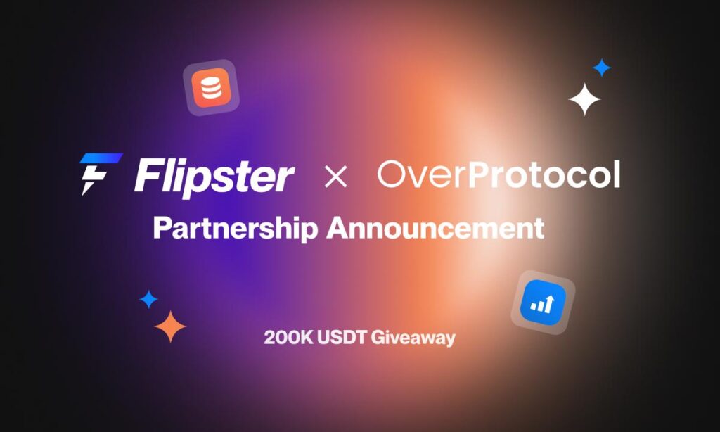Flipster and OverProtocol Announce Partnership with $200,000 USDT Giveaway Flipster and OverProtocol Announce Partnership with $200,000 USDT Giveaway