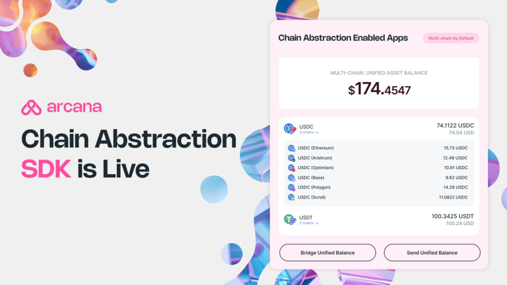 Arcana Network Launches Chain Abstraction SDK to Unify Multi-Chain Experience Arcana Network Launches Chain Abstraction SDK to Unify Multi-Chain Experience