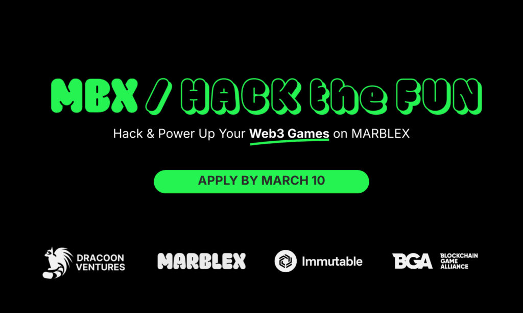 ‘MBX/HACK the FUN’ Opens Applications: An Acceleration Program for Web3 Game Developers ‘MBX/HACK the FUN’ Opens Applications: An Acceleration Program for Web3 Game Developers
