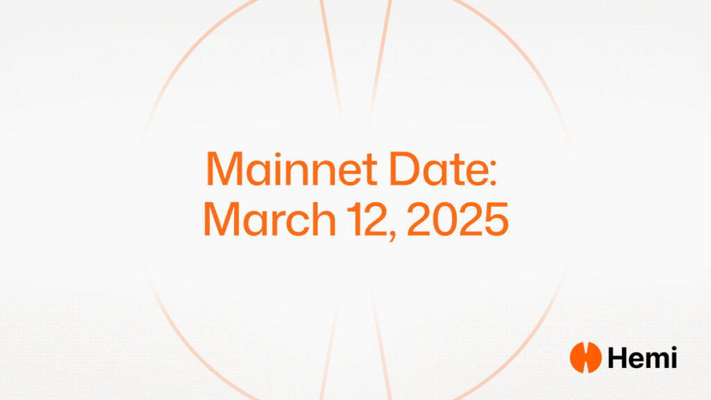 Hemi Launching Mainnet on March 12, Uniting the Bitcoin and Ethereum Ecosystems Into a Single Supernetwork Hemi Launching Mainnet on March 12, Uniting the Bitcoin and Ethereum Ecosystems Into a Single Supernetwork